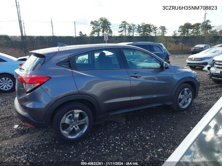 2022 Honda Hr-V Lx VIN: 3CZRU6H35NM708823 Lot: 40822261