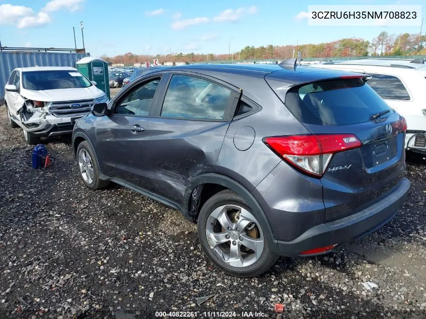 2022 Honda Hr-V Lx VIN: 3CZRU6H35NM708823 Lot: 40822261