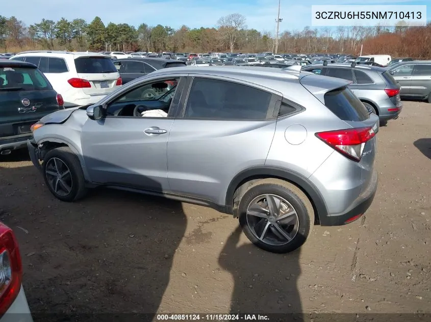 2022 Honda Hr-V Awd Ex VIN: 3CZRU6H55NM710413 Lot: 40851124