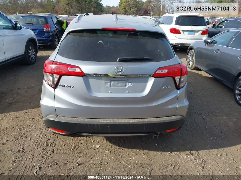 2022 Honda Hr-V Awd Ex VIN: 3CZRU6H55NM710413 Lot: 40851124