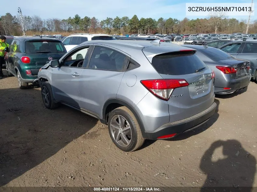 2022 Honda Hr-V Awd Ex VIN: 3CZRU6H55NM710413 Lot: 40851124