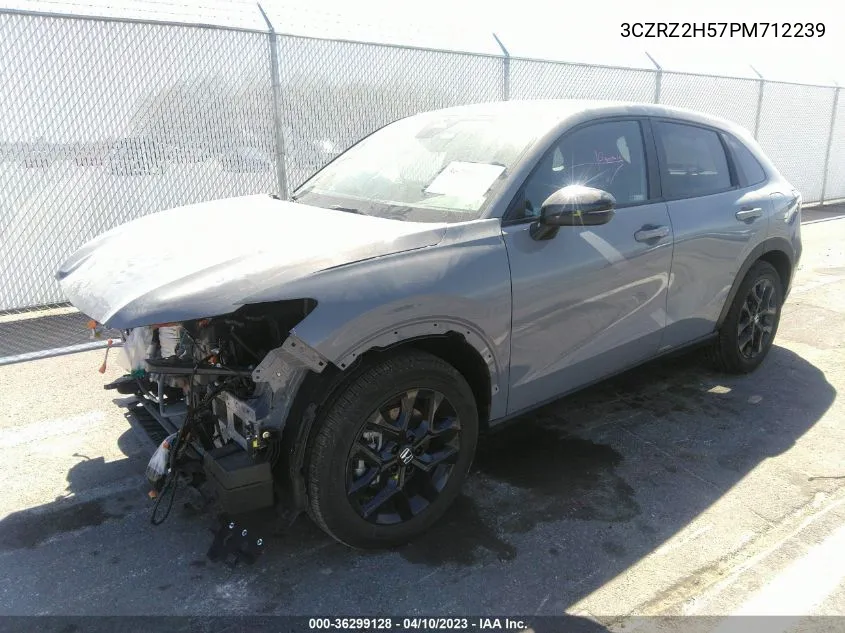 3CZRZ2H57PM712239 2023 Honda Hr-V Awd Sport