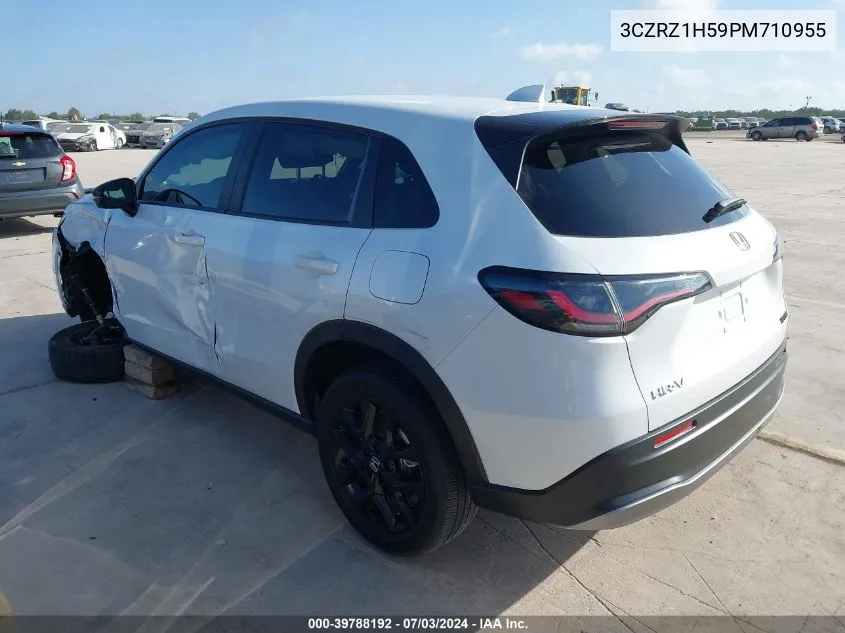 2023 Honda Hr-V 2Wd Sport VIN: 3CZRZ1H59PM710955 Lot: 39788192