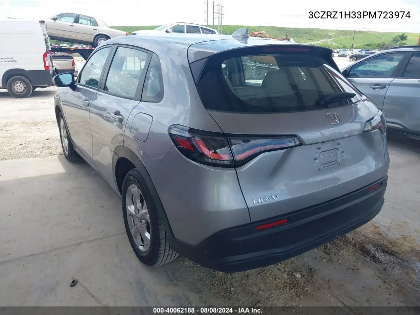 2023 Honda Hr-V Lx VIN: 3CZRZ1H33PM723974 Lot: 40062188