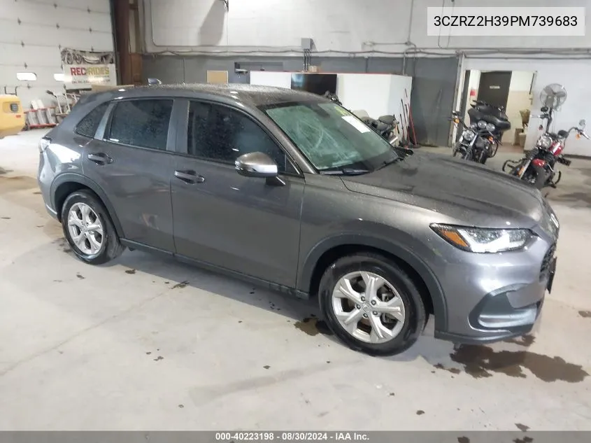 2023 Honda Hr-V Awd Lx VIN: 3CZRZ2H39PM739683 Lot: 40223198