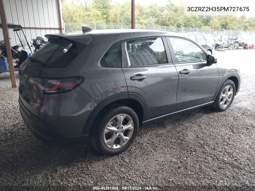 3CZRZ2H35PM727675 2023 Honda Hr-V Awd Lx