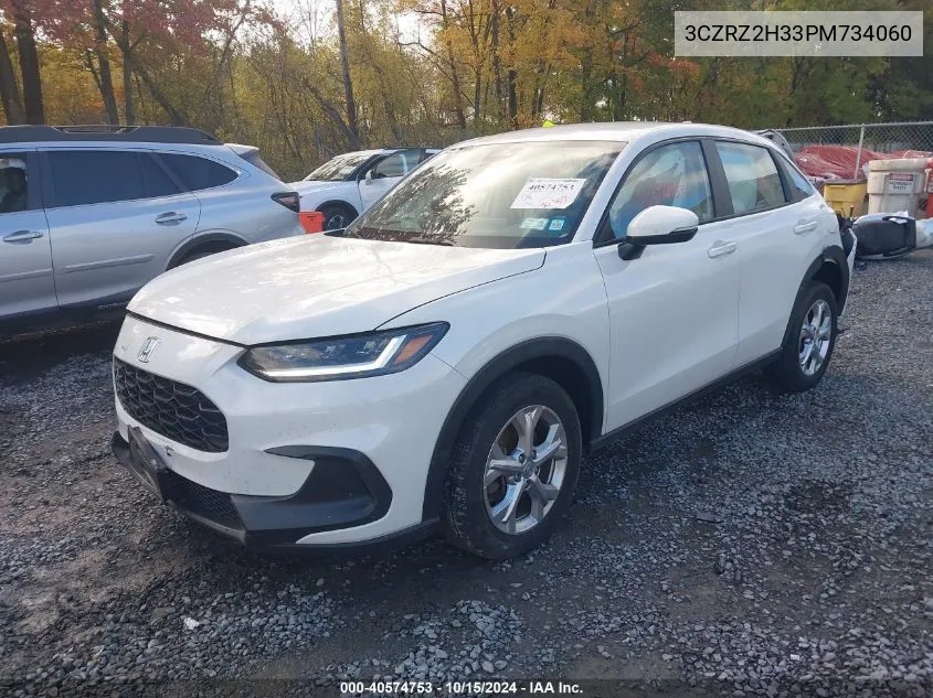 3CZRZ2H33PM734060 2023 Honda Hr-V Awd Lx