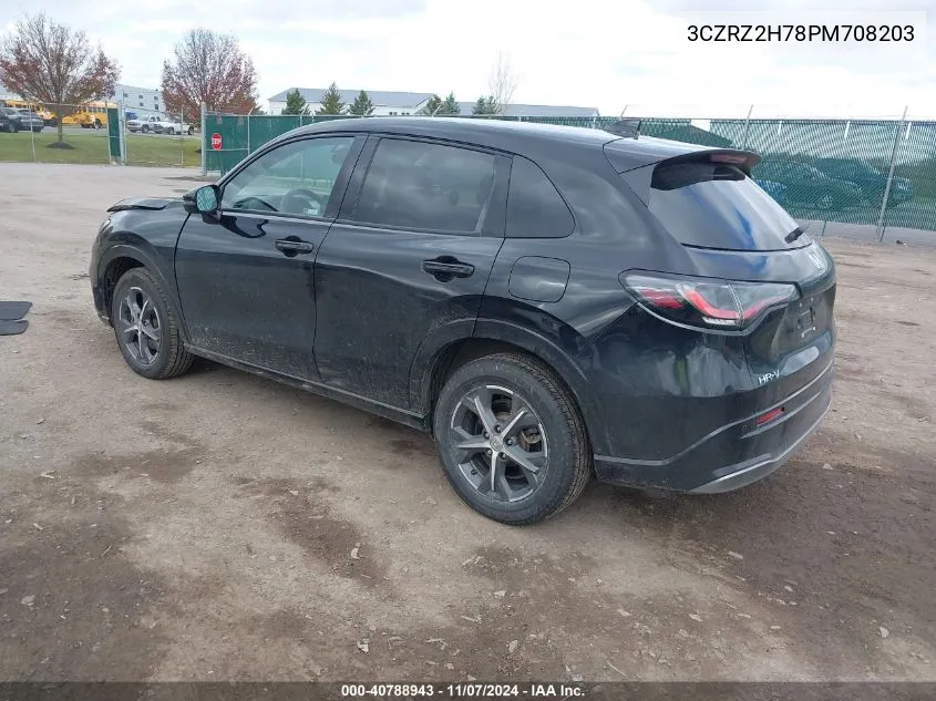 2023 Honda Hr-V Awd Ex-L VIN: 3CZRZ2H78PM708203 Lot: 40788943