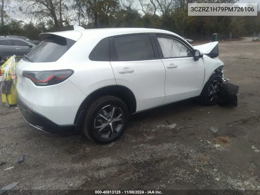 2023 Honda Hr-V 2Wd Ex-L VIN: 3CZRZ1H79PM726106 Lot: 40813125