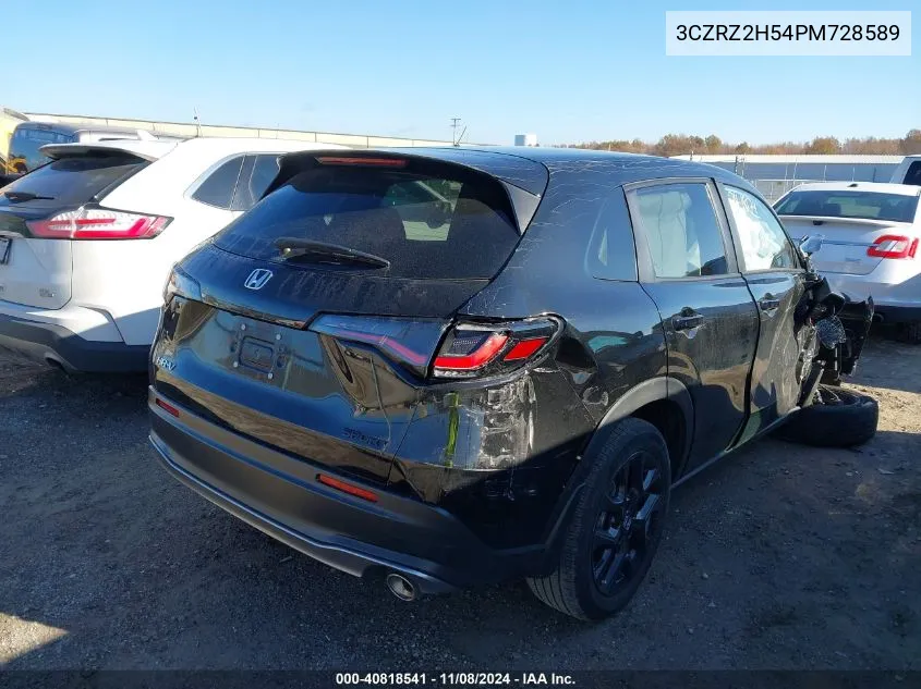 2023 Honda Hr-V Awd Sport VIN: 3CZRZ2H54PM728589 Lot: 40818541