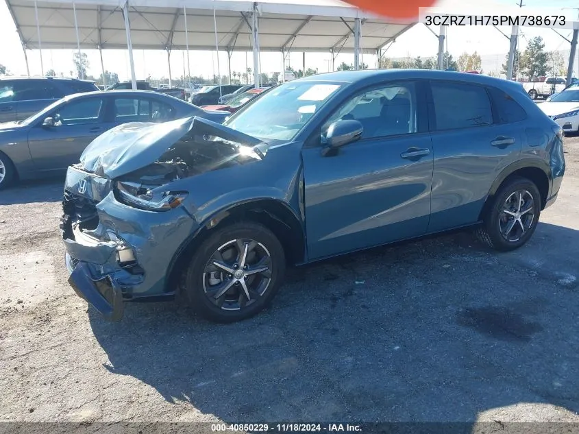 2023 Honda Hr-V 2Wd Ex-L VIN: 3CZRZ1H75PM738673 Lot: 40850229