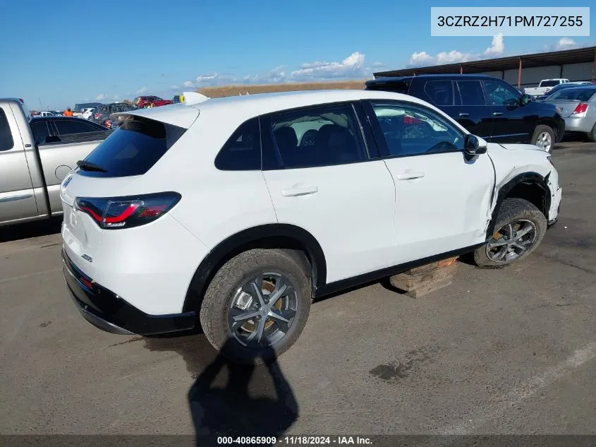 2023 Honda Hr-V Awd Ex-L VIN: 3CZRZ2H71PM727255 Lot: 40865909