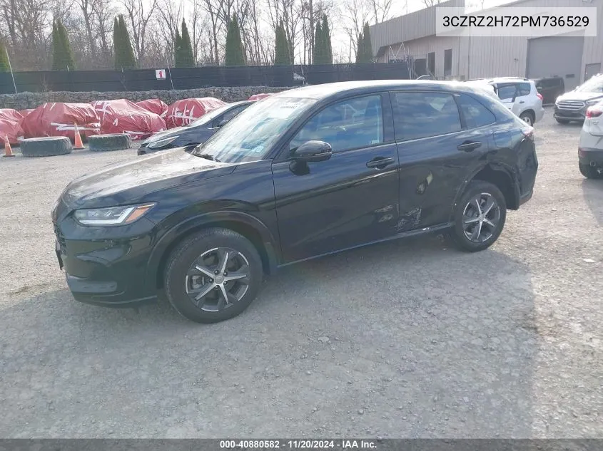 2023 Honda Hr-V Awd Ex-L VIN: 3CZRZ2H72PM736529 Lot: 40880582