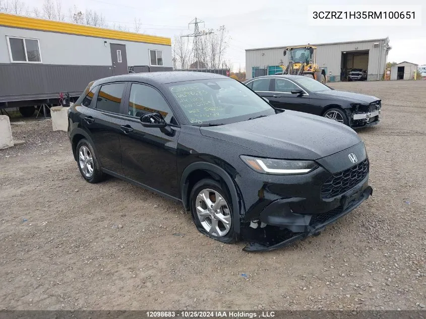 3CZRZ1H35RM100651 2024 Honda Hr-V