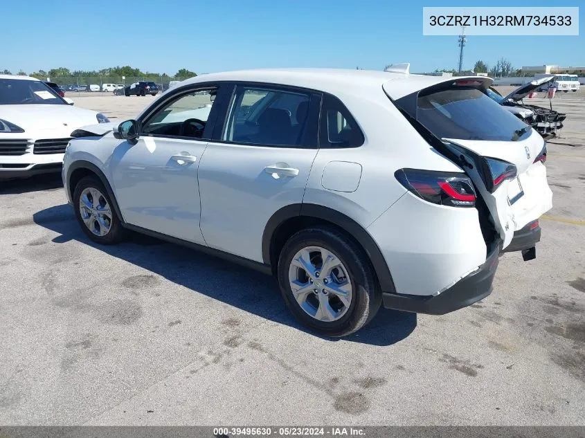 3CZRZ1H32RM734533 2024 Honda Hr-V 2Wd Lx