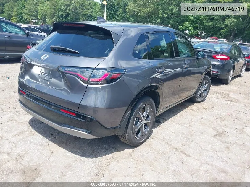 2024 Honda Hr-V 2Wd Ex-L/2Wd Ex-L W/O Bsi VIN: 3CZRZ1H76RM746719 Lot: 39837593