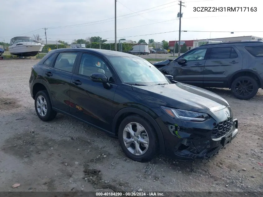 3CZRZ2H31RM717163 2024 Honda Hr-V Awd Lx