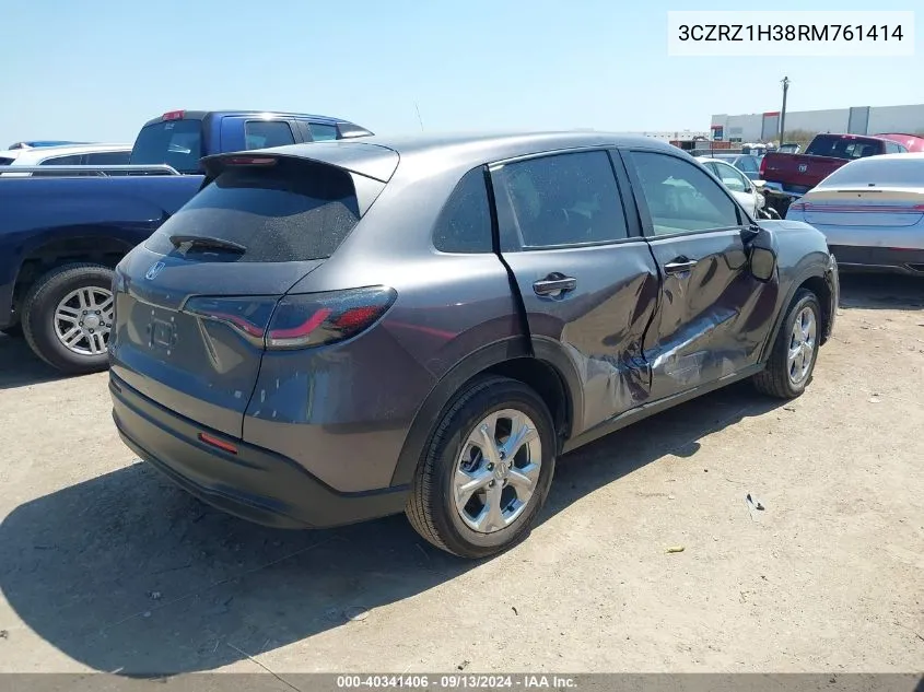 3CZRZ1H38RM761414 2024 Honda Hr-V Lx