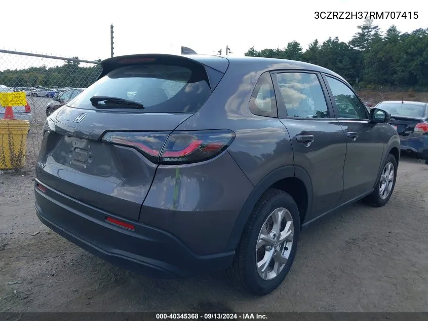 3CZRZ2H37RM707415 2024 Honda Hr-V Awd Lx