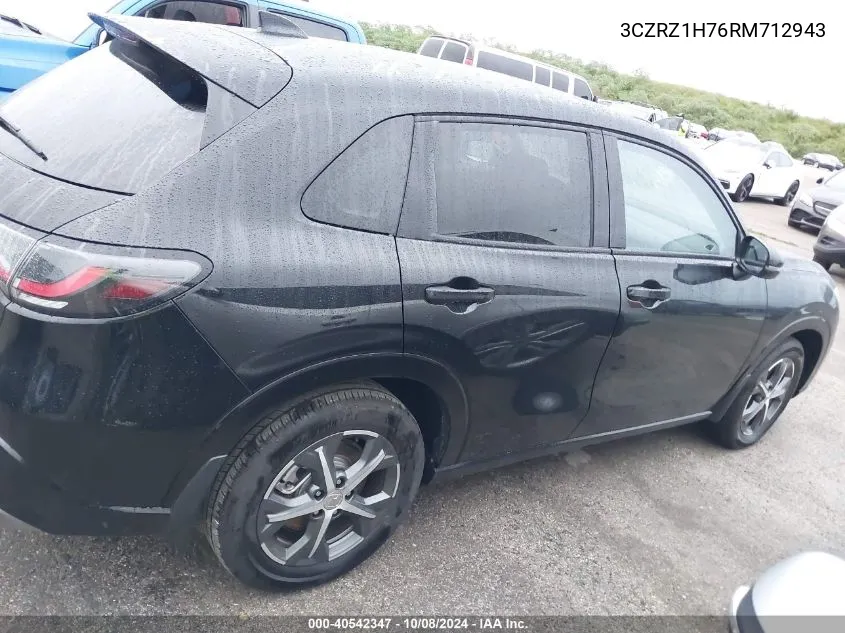 2024 Honda Hr-V Exl VIN: 3CZRZ1H76RM712943 Lot: 40542347