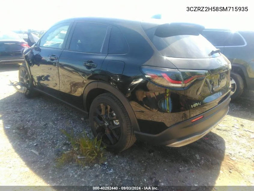 3CZRZ2H58SM715935 2025 Honda Hr-V Awd Sport