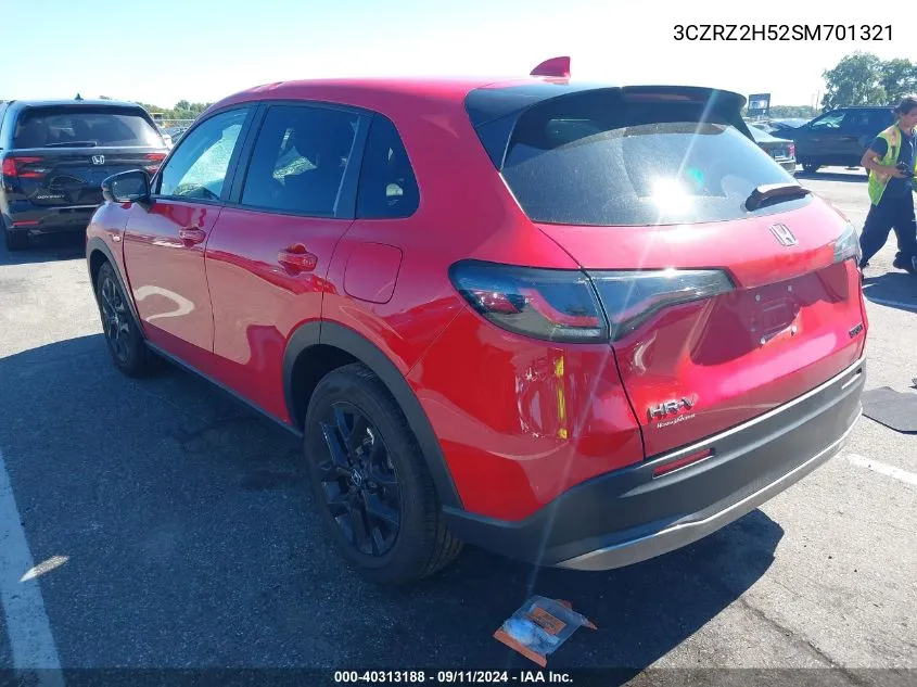 3CZRZ2H52SM701321 2025 Honda Hr-V Awd Sport