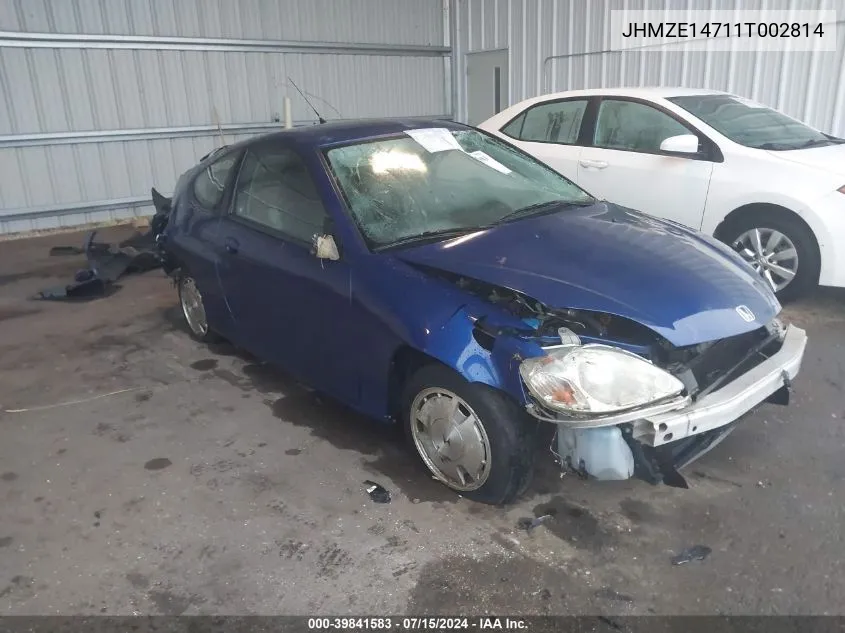 JHMZE14711T002814 2001 Honda Insight Cvt