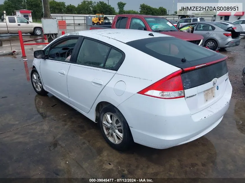 JHMZE2H70AS008951 2010 Honda Insight Ex