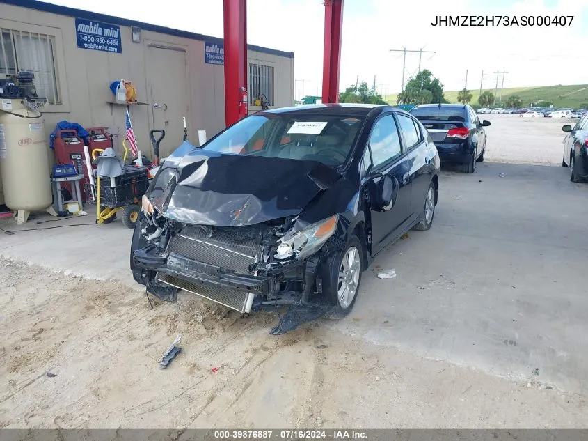 JHMZE2H73AS000407 2010 Honda Insight Ex