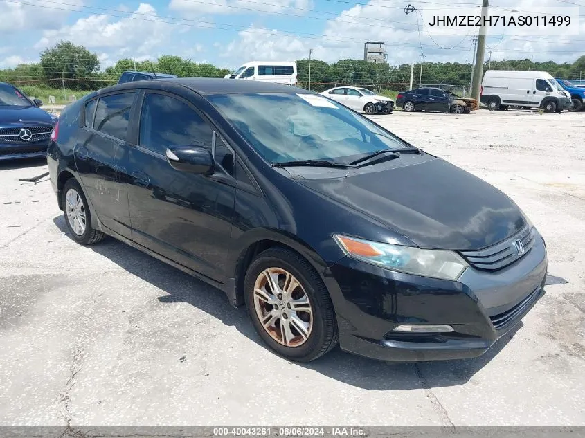 JHMZE2H71AS011499 2010 Honda Insight Ex