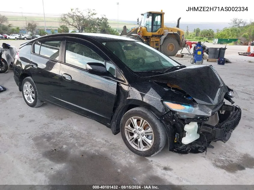 JHMZE2H71AS002334 2010 Honda Insight Ex