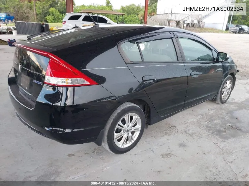 JHMZE2H71AS002334 2010 Honda Insight Ex