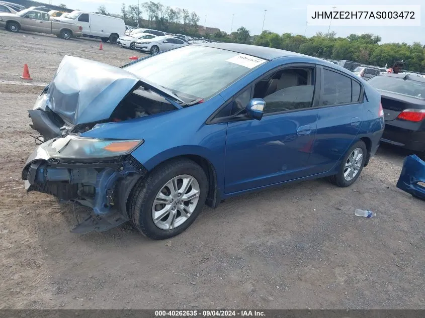 JHMZE2H77AS003472 2010 Honda Insight Ex