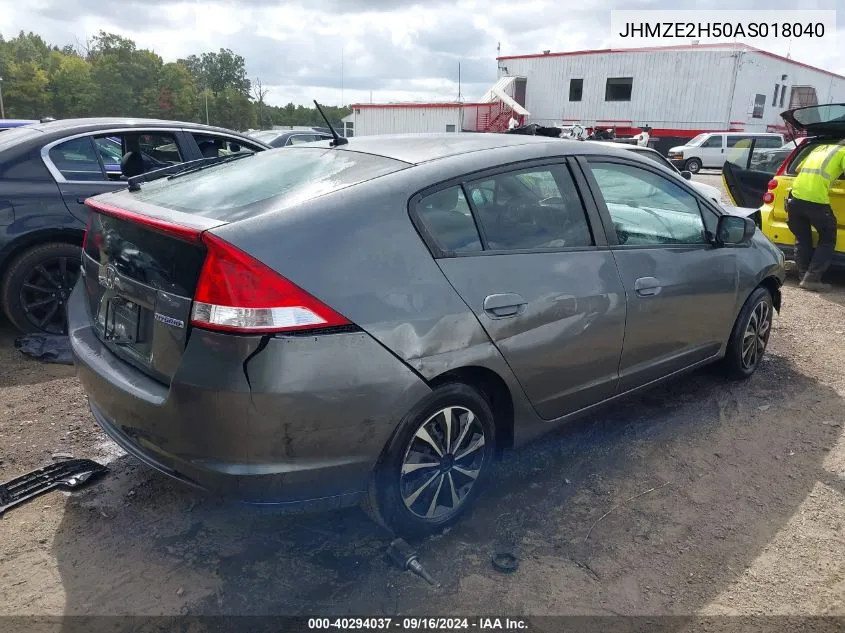 JHMZE2H50AS018040 2010 Honda Insight Lx