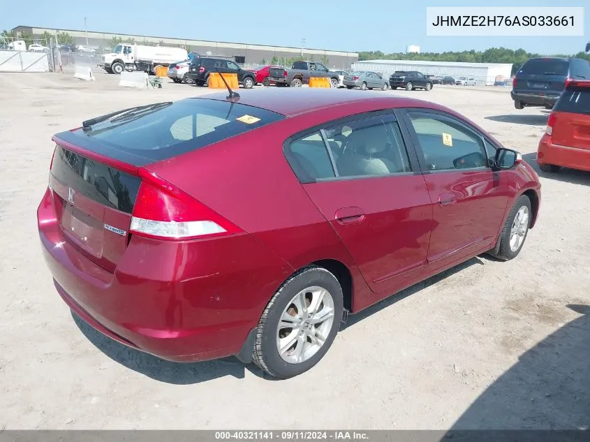 JHMZE2H76AS033661 2010 Honda Insight Ex