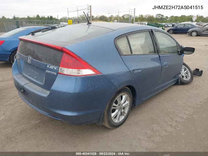 JHMZE2H72AS041515 2010 Honda Insight Ex