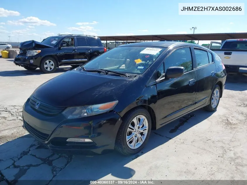 JHMZE2H7XAS002686 2010 Honda Insight Ex