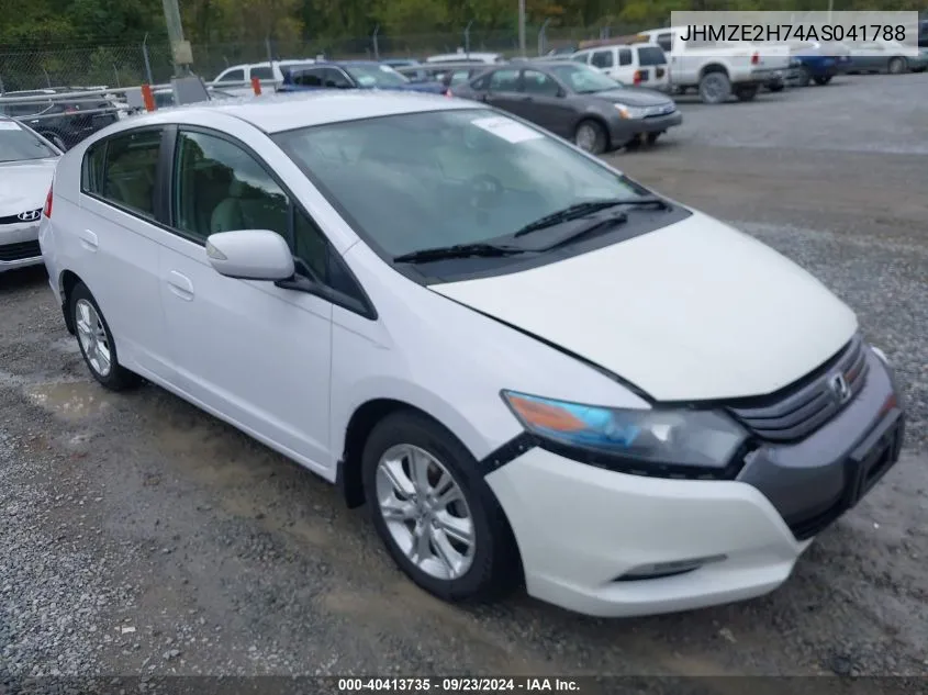 JHMZE2H74AS041788 2010 Honda Insight Ex