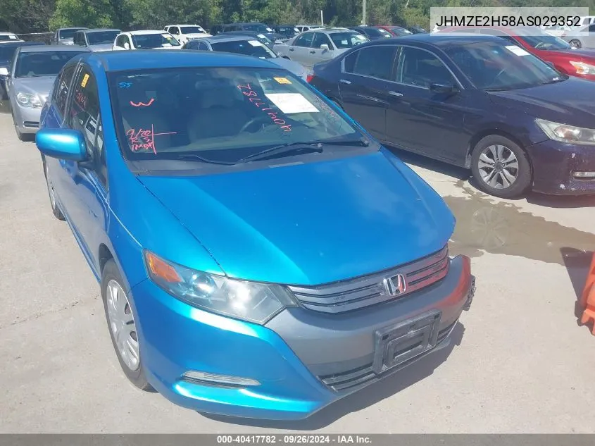 JHMZE2H58AS029352 2010 Honda Insight Lx