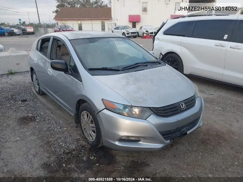 2010 Honda Insight Lx VIN: JHMZE2H59AS014052 Lot: 40521559