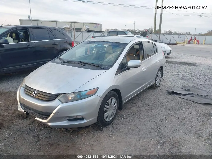 JHMZE2H59AS014052 2010 Honda Insight Lx