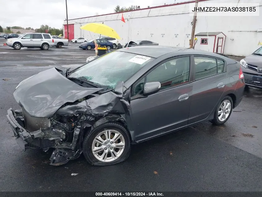 2010 Honda Insight Ex VIN: JHMZE2H73AS038185 Lot: 40609414