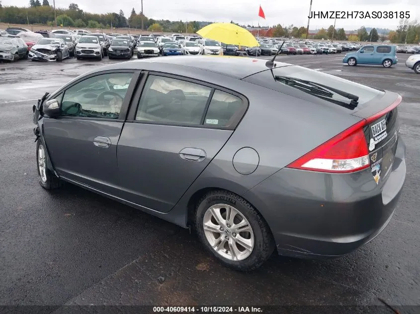 2010 Honda Insight Ex VIN: JHMZE2H73AS038185 Lot: 40609414