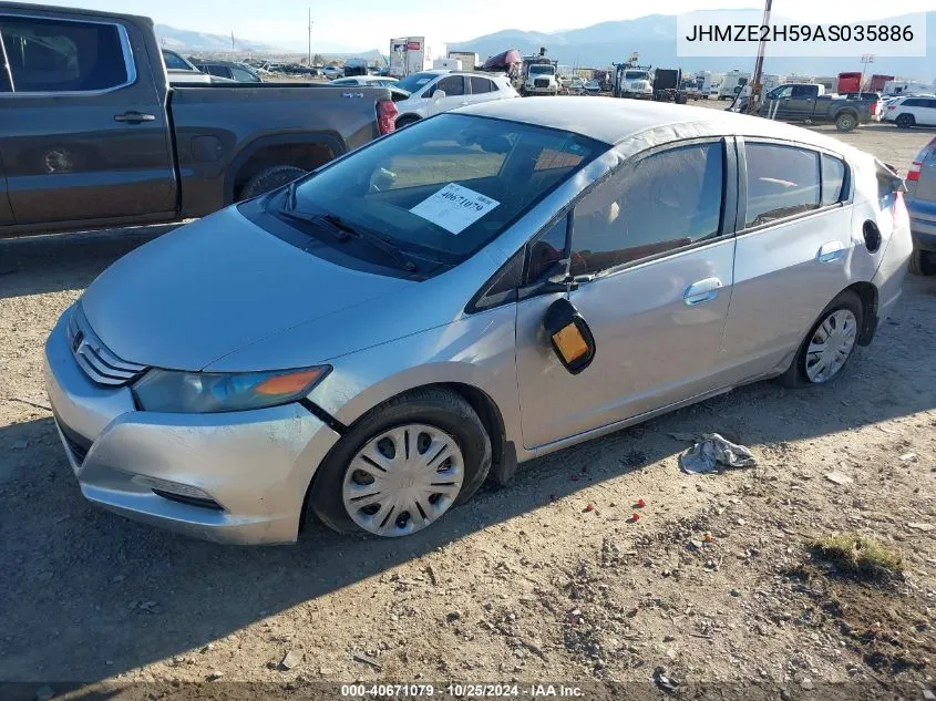 JHMZE2H59AS035886 2010 Honda Insight Lx