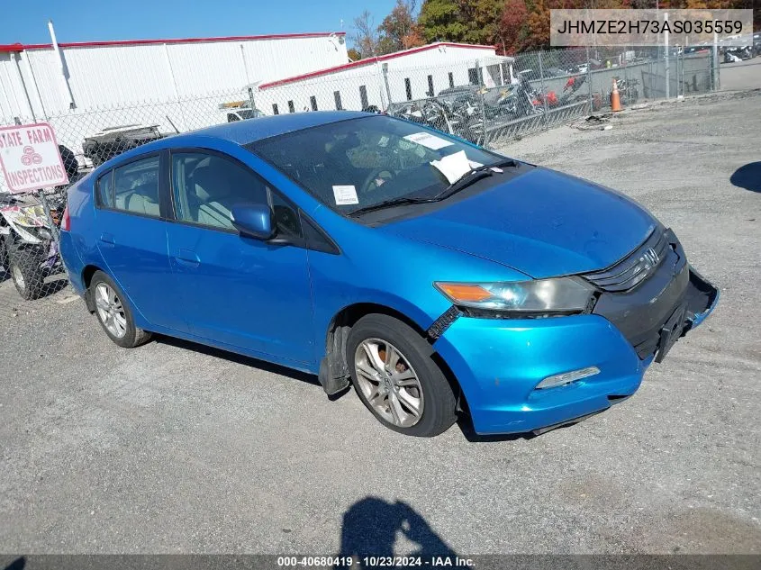 2010 Honda Insight Ex VIN: JHMZE2H73AS035559 Lot: 40680419