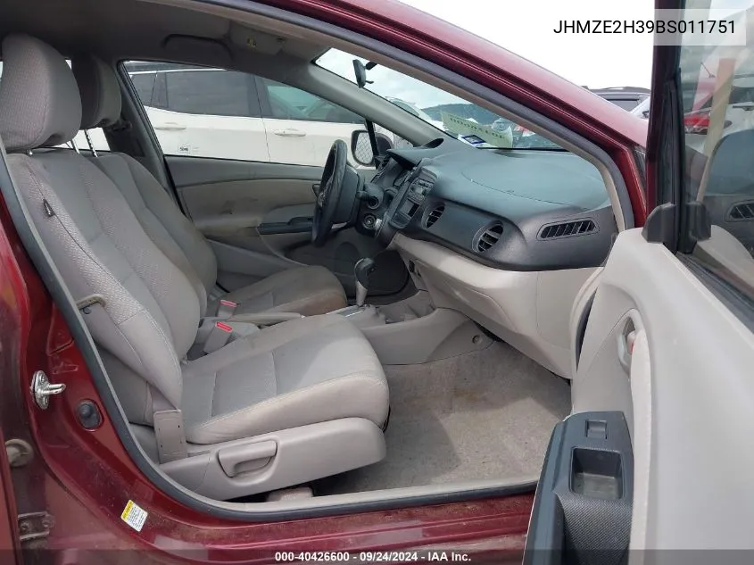 JHMZE2H39BS011751 2011 Honda Insight