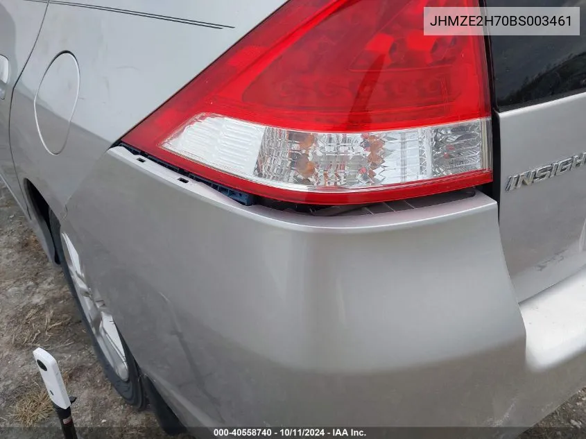 2011 Honda Insight Ex VIN: JHMZE2H70BS003461 Lot: 40558740