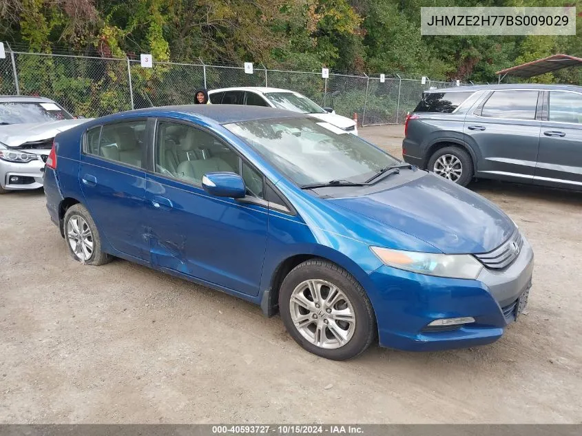 JHMZE2H77BS009029 2011 Honda Insight Ex