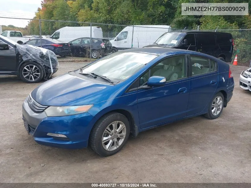 JHMZE2H77BS009029 2011 Honda Insight Ex