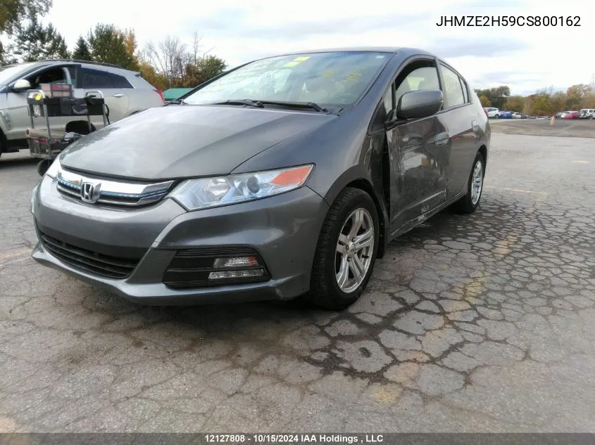 2012 Honda Insight Lx VIN: JHMZE2H59CS800162 Lot: 12127808